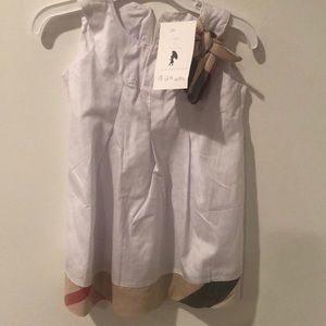 Baby girl white dress NWT
